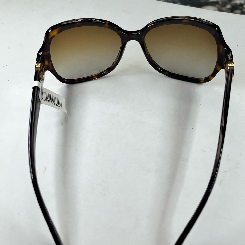 NWT TORY BURCH faux tortoise shell polarized sunglasses TY7059 - Picture 5 of 12